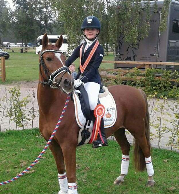 Flore Woerts behaalde zilver met Igor.