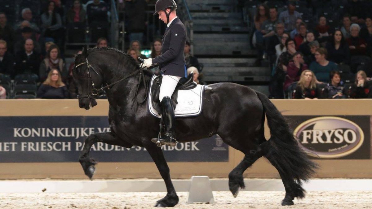 Jacob van der Heide zegevierde bij de hengsten en ruinen met Tjeerd.