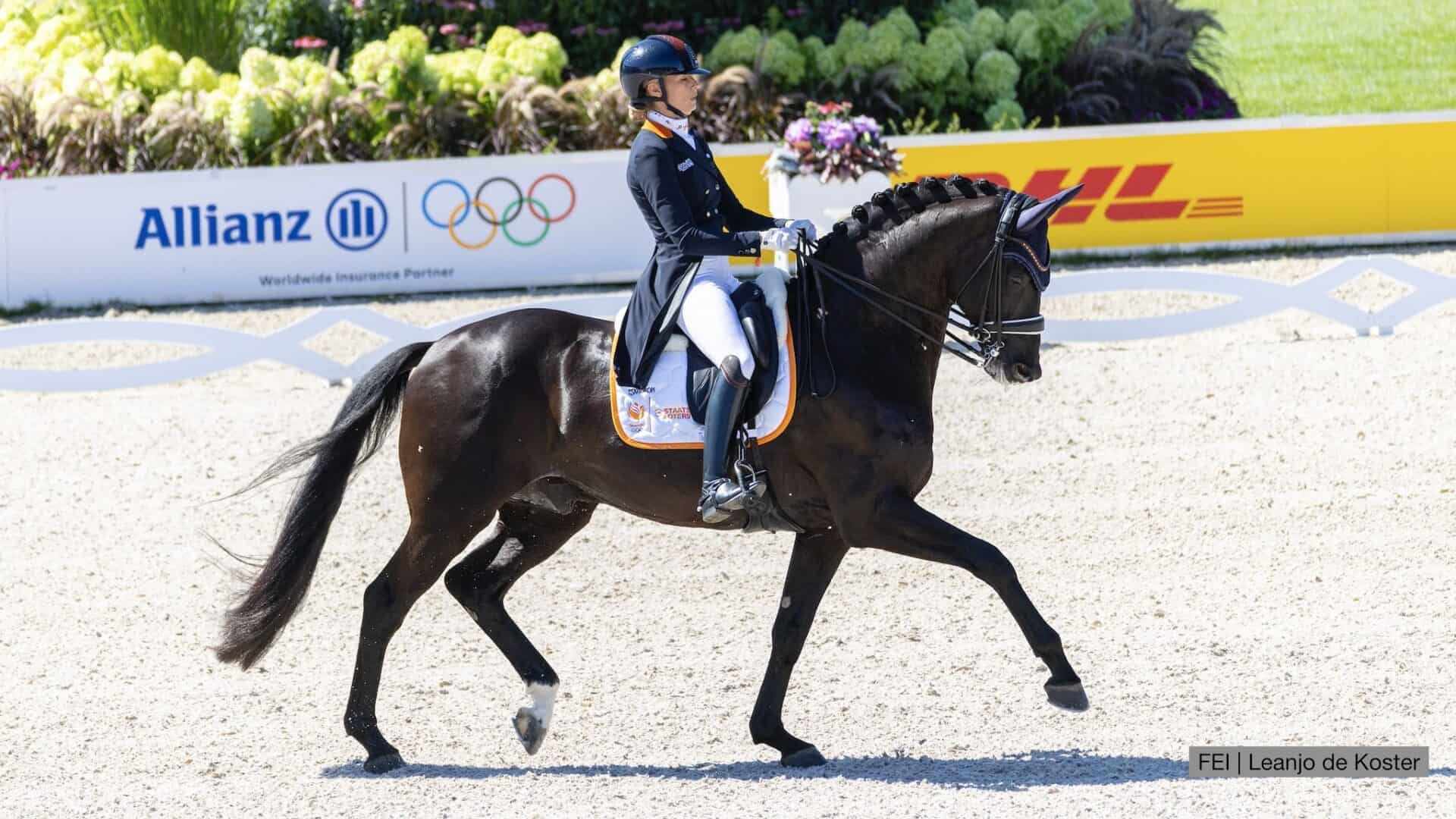 Dinja van Liere WK paardensport 2026 Aken