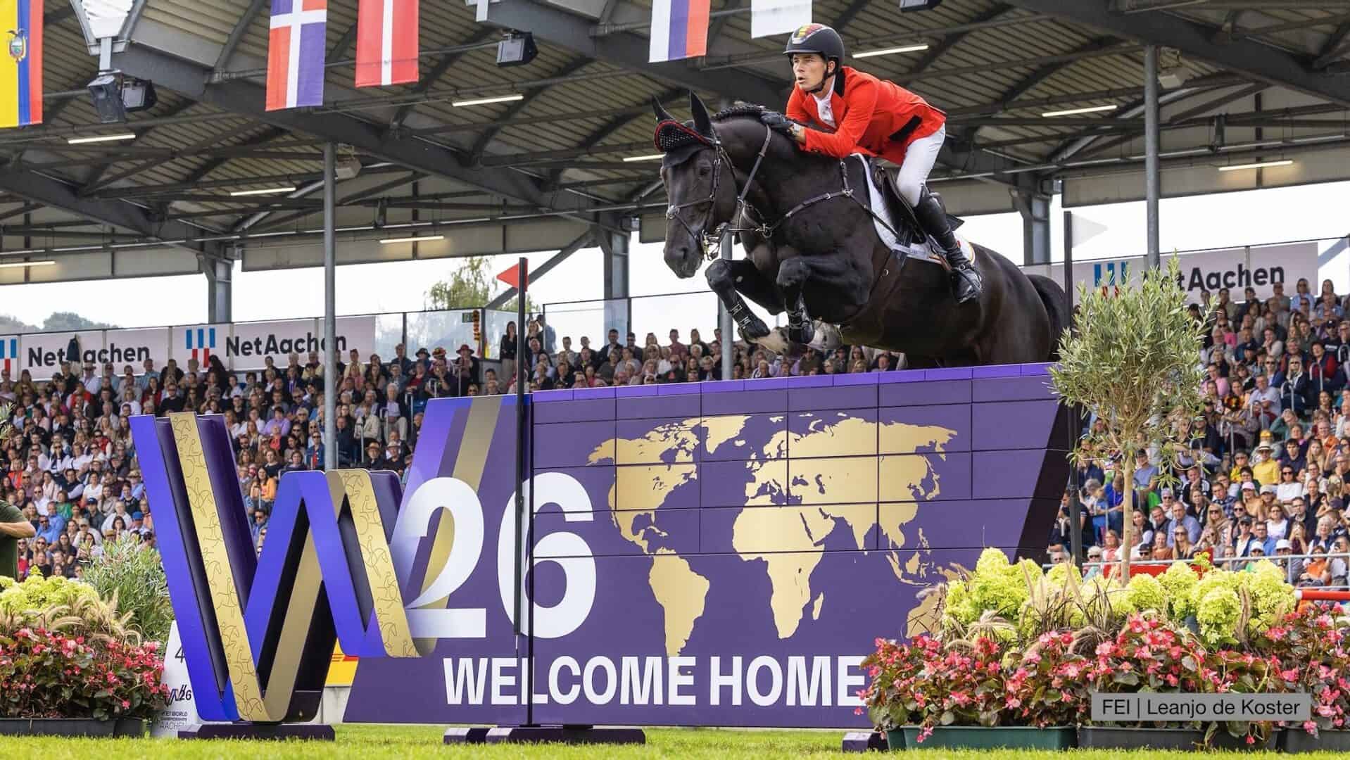 Thibeau Spits behaalde zilver op het WK in Aken.