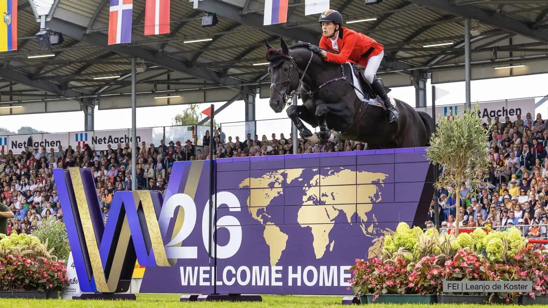 Thibeau Spits behaalde zilver op het WK in Aken.