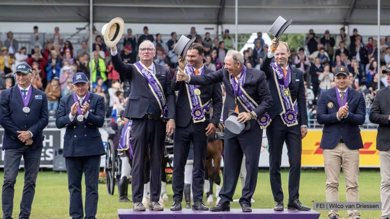 Nederlandse vierspanrijders wereldkampioen