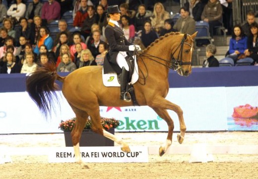 Adelinde Cornelissen met Jerich Parzival. ©Jacob Melissen