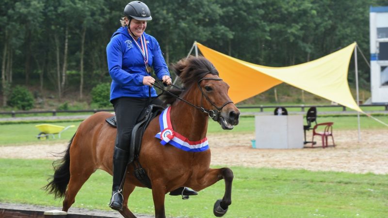 Annefloor Bouman uit Yde pakte in Exloo twee nationale titels en maakt deel uit van het team dat naar het WK gaat. foto: Lutra Photos