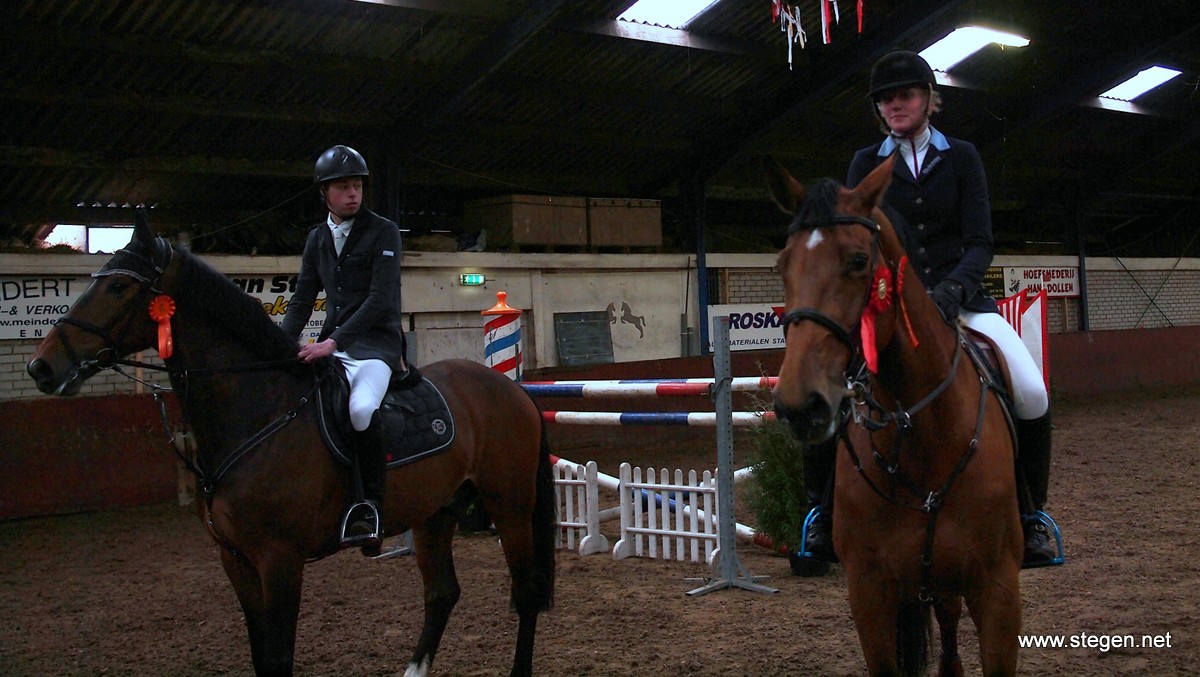 CH Onstwedde. Arjen Slik (links) won het M-klassiek en Rana Dalenoord het Z/ZZ-klassiek.