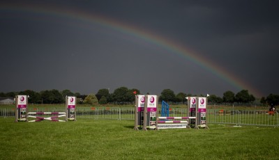 Het CH Schoonloo werd geteisterd door buien, maar dat leverde wel mooie plaatjes op! Foto: John Bruininck