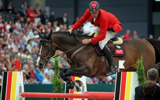 Christian Ahlmann met Taloubet.