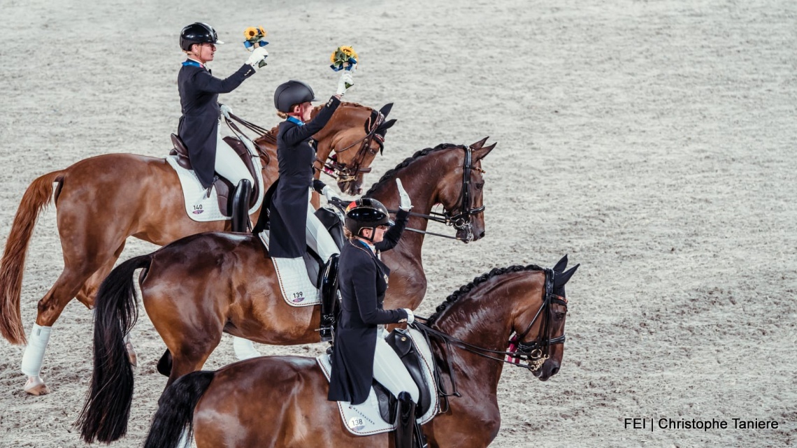 Goud voor Duits dressuurteam op OS Tokio