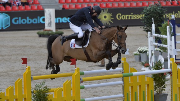 Roger Yves Bost werd met Castle Forbes Myrtille Paulois Europees kampioen. ©FEI/Kit Houghton