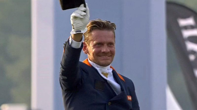 NK-dressuur. Edward Gal werd opnieuw Nederlands kampioen, dit keer met Glocks Zonik.