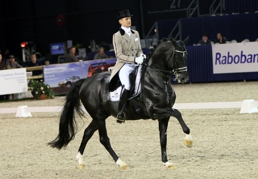 Edward Gal met Totilas in de NIC-piste. ©Roos Meertens