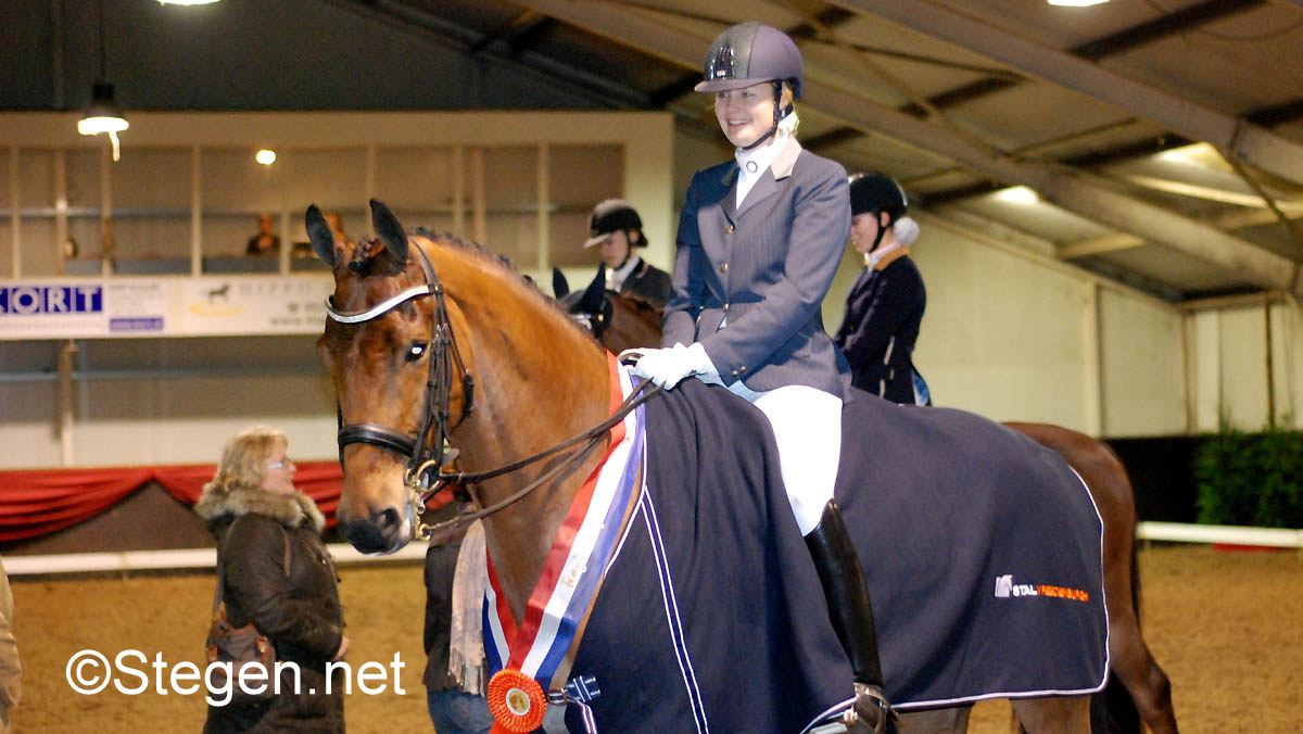 Eline Klont werd met Arragon Drents kampioen ZZ-licht. ©Steven Stegen