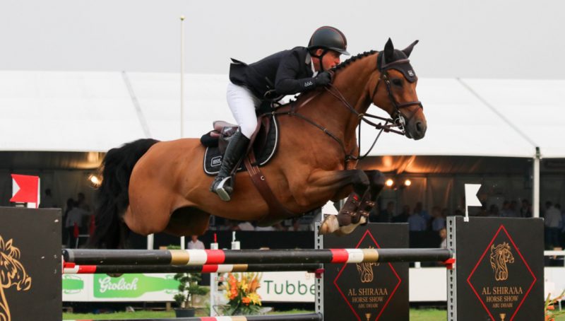 Gerco Schröder met Glock's Lausejunge. foto: Loes Wielheesen | CSI Twente