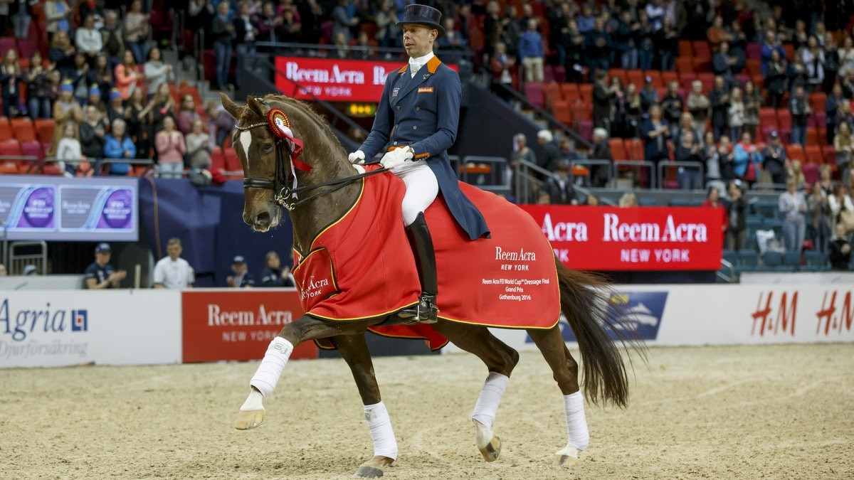 Hans Peter Minderhoud won met Glock's Flirt de finale wereldbeker in Göteborg.