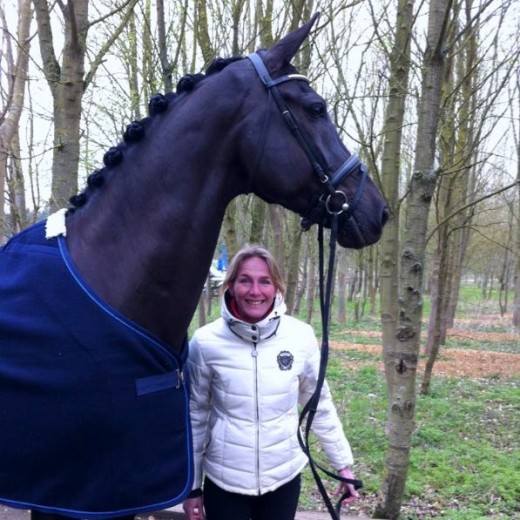 Imke Schellekens met Toots.