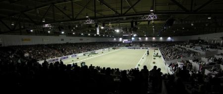 De piste van Indoor Brabant in de Brabanthallen.