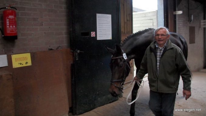 Duidelijke winnares bij de driejarige dressuurpaarden was Inesse Riche d'Apardi (Dream Boy x Lancet) van A. Wiebing-Schuring.