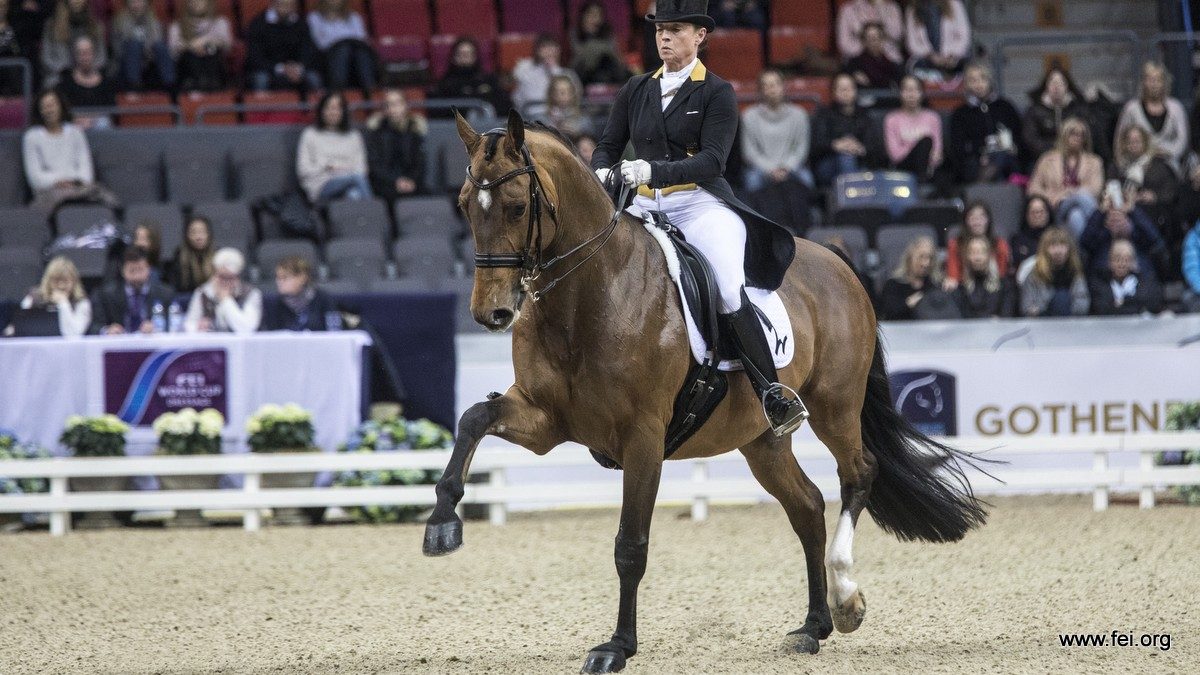 Isabell Werth won met Emilio de wereldbeker tijdens Indoor Brabant (archieffoto). foto: Lotta Brundin Gyllensten/LOTTAPICTURES