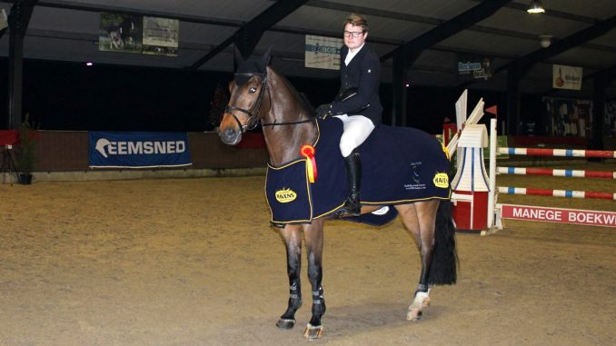 James Gilmartin won met Carkoretto de ZZ-rubriek bij de Dalerveense Ruiterdagen. foto: Facebook | Boekweitruiters