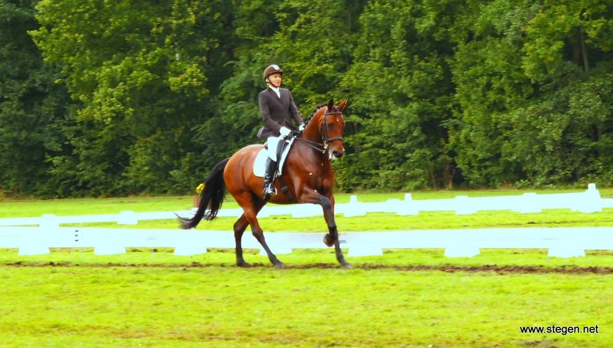 Jane van Meerten werd met Aristo eerste en tweede in de Z1. Foto: Reinold Lowes