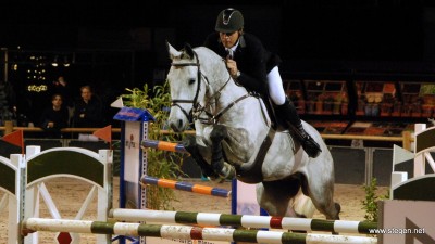 ICNN Drachten. Jeroen Dubbeldam in actie met de schimmel Conjurer