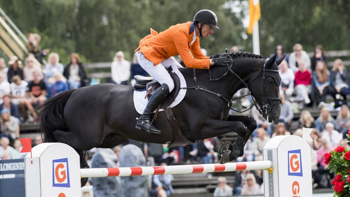 Nations Cup Falsterbo. Jur Vrieling leverde met VDL Glasgow vh Merelsnest drie foutloze ronden af in de Nations Cup van Falsterbo.