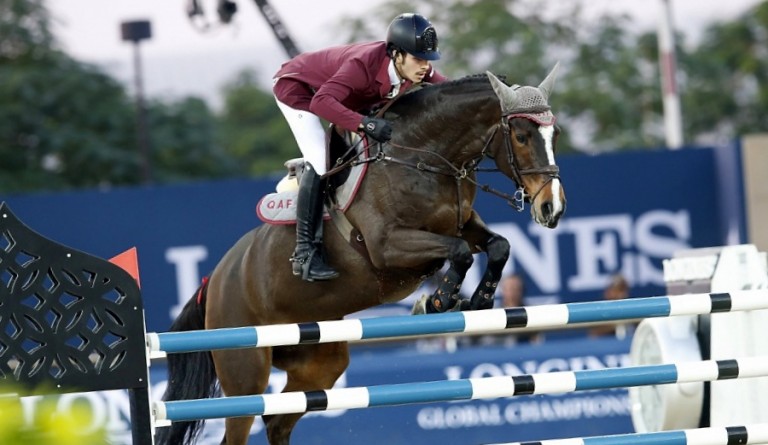 Khalid Al Emadi met Utascha. Foto: Global Champions Tour