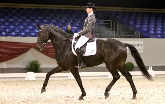 Laura Zwart met Zandokan (archief). ©Roos Meertens