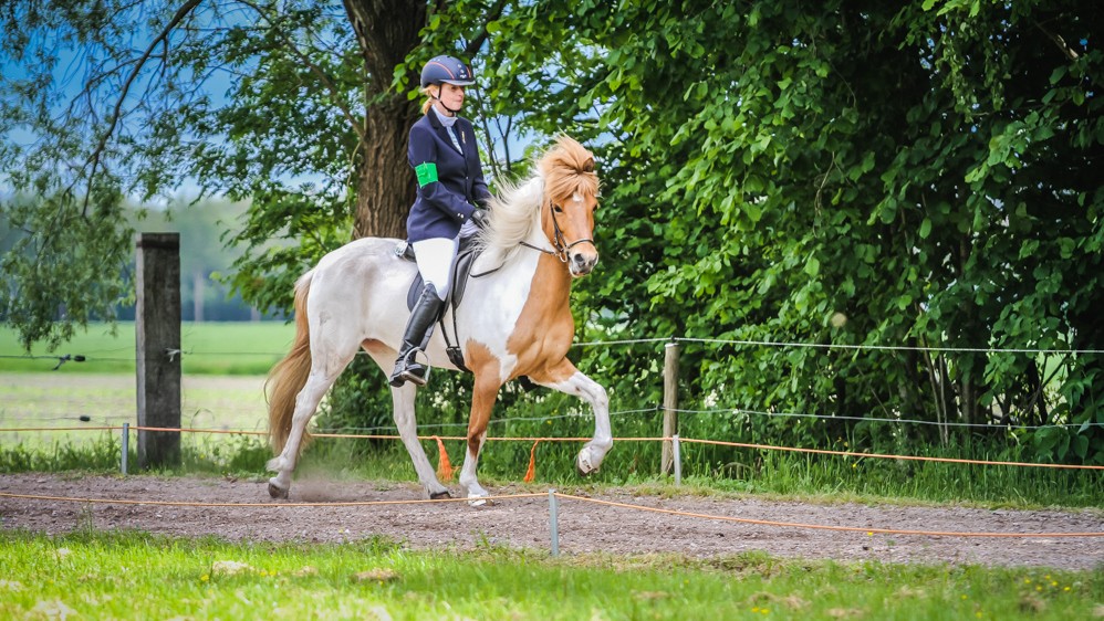 Manuela Lekkerkerker uit Balinge met Valdís van ´t Slingerbos