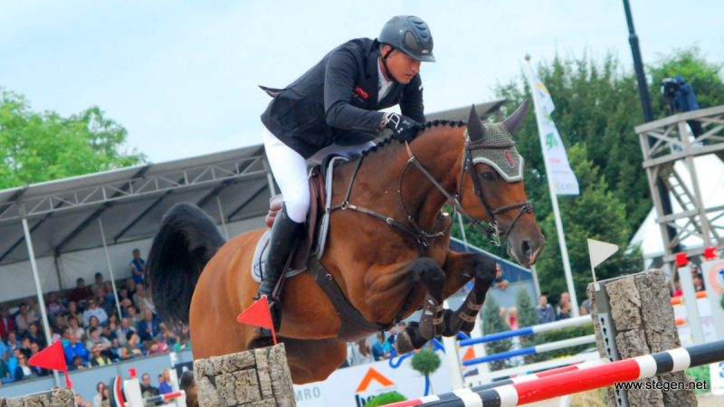 CHIO Aken. Marc Houtzager met Sterrehof's Calimero.