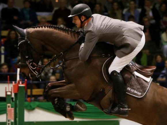 Marco Kutscher in actie met Cornet's Cristallo.