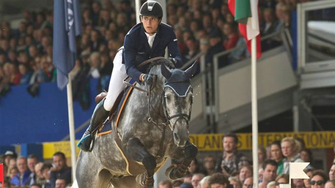 Nicola Philippaerts met Harley v.d. Bisschop.