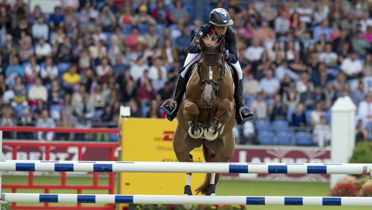 Penelope Leprevost gaat met  Flora de Mariposa individueel en met het Franse team aan de leiding. © FEI Hippo Foto | Dirk Caremans