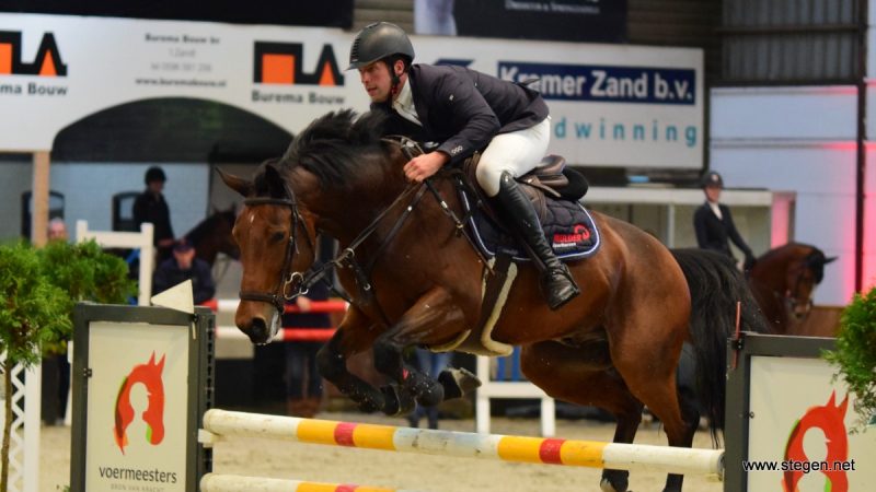 Indoor Drachten. Pim Mulder met Ecanto (archieffoto).