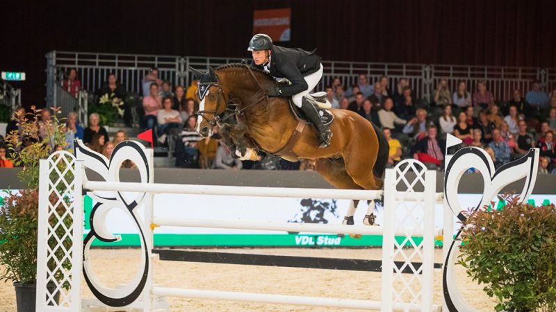 Remco Been met Holland van den Bisschop bij Jumping Zwolle.