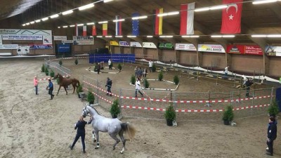 Sfeerfoto van de selectie van het ONNK in Winschoten.