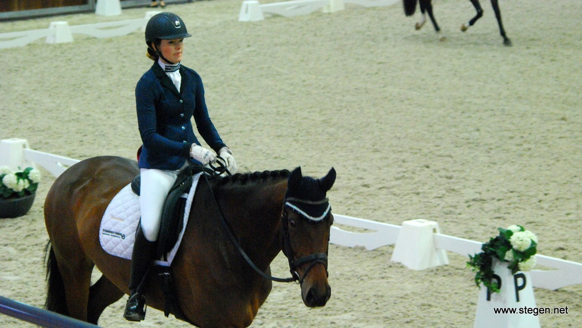 Veronique Roerink werd met Flanell reservekampioen in de Z1. foto: Steven Stegen