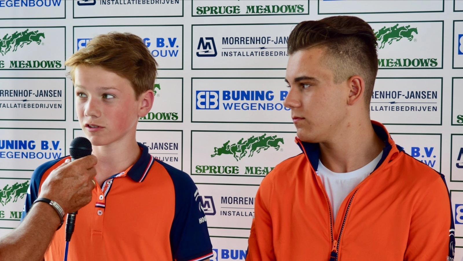 Wesley de Boer en Gerrit Veenstra
