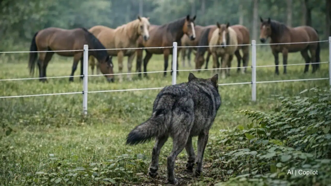 wolven vallen steeds vaker paarden aan