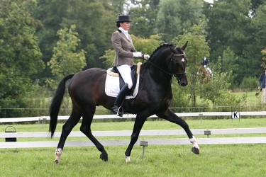 Emmelie Scholtens met Westenwind. ©Roland Hitze