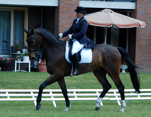 Jarmilla Peterson met haar Z2-paard Don Chello. ©Steven Stegen