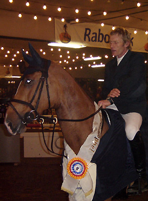 Michel van der Knaap tijdens de laatste prijsuitreiking in de Markthallen.