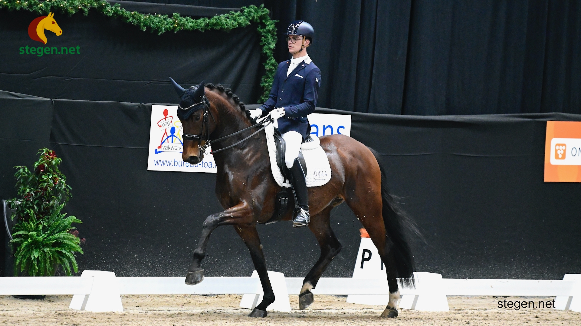 Marten Luiten met Verbier
