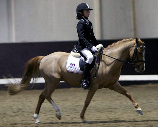 Michelle Berends werd kampioen in de M1/M2 cat AB. ©Roos Meertens