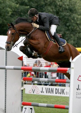 Wiljan Laarakkers won de 1.40-rubriek. ©Roos Meertens