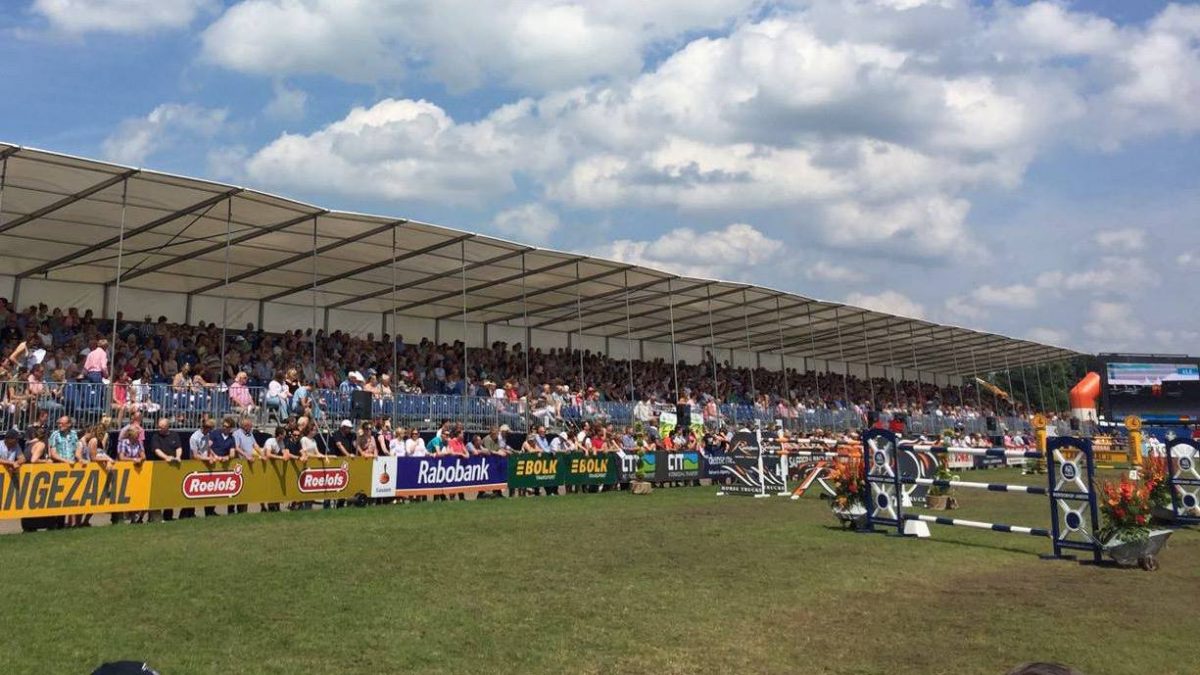 De hoofdpiste van het CSI Twente in Geesteren.