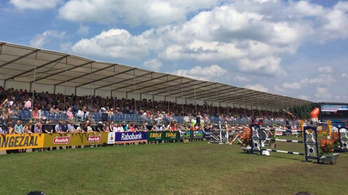 De hoofdpiste van het CSI Twente in Geesteren.