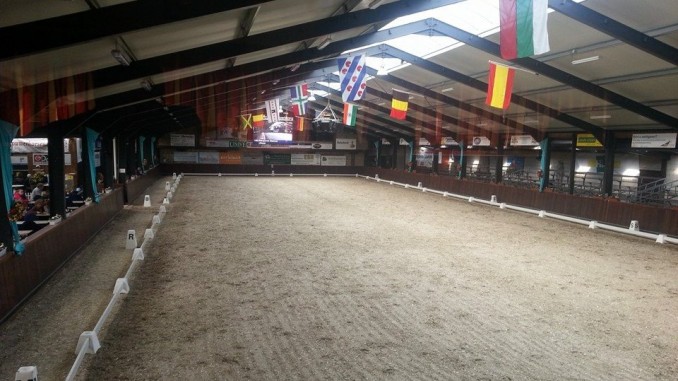 De piste van de HJC-manege, het decor voor Indoor Tolbert