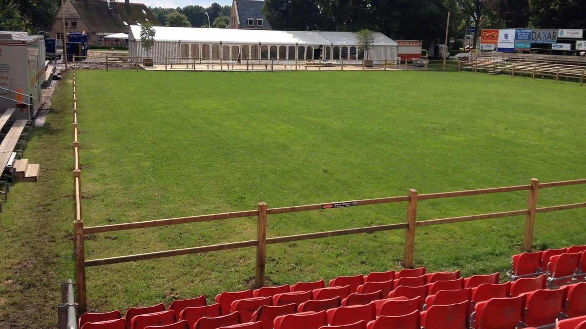 De arena in Zweeloo waar de Masters elk jaar wordt verreden.