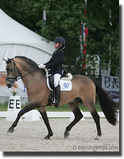 Rachel Fokker heeft nog maar weinig plezier gehad van Power and Paint. ©Astrid Appels/Eurodressage.com